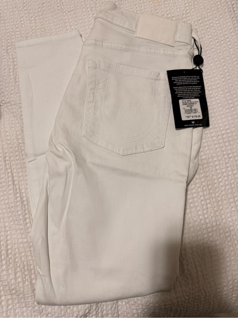 True religion White Skinny Jeans